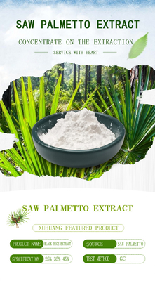 25% 45% Saw Palmetto Extract Kwasy tłuszczowe Cas 84604-15-9